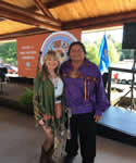 with Cherokee National Treasure flutist Tommy Wildcat, CN Holiday Sept 1, 2018